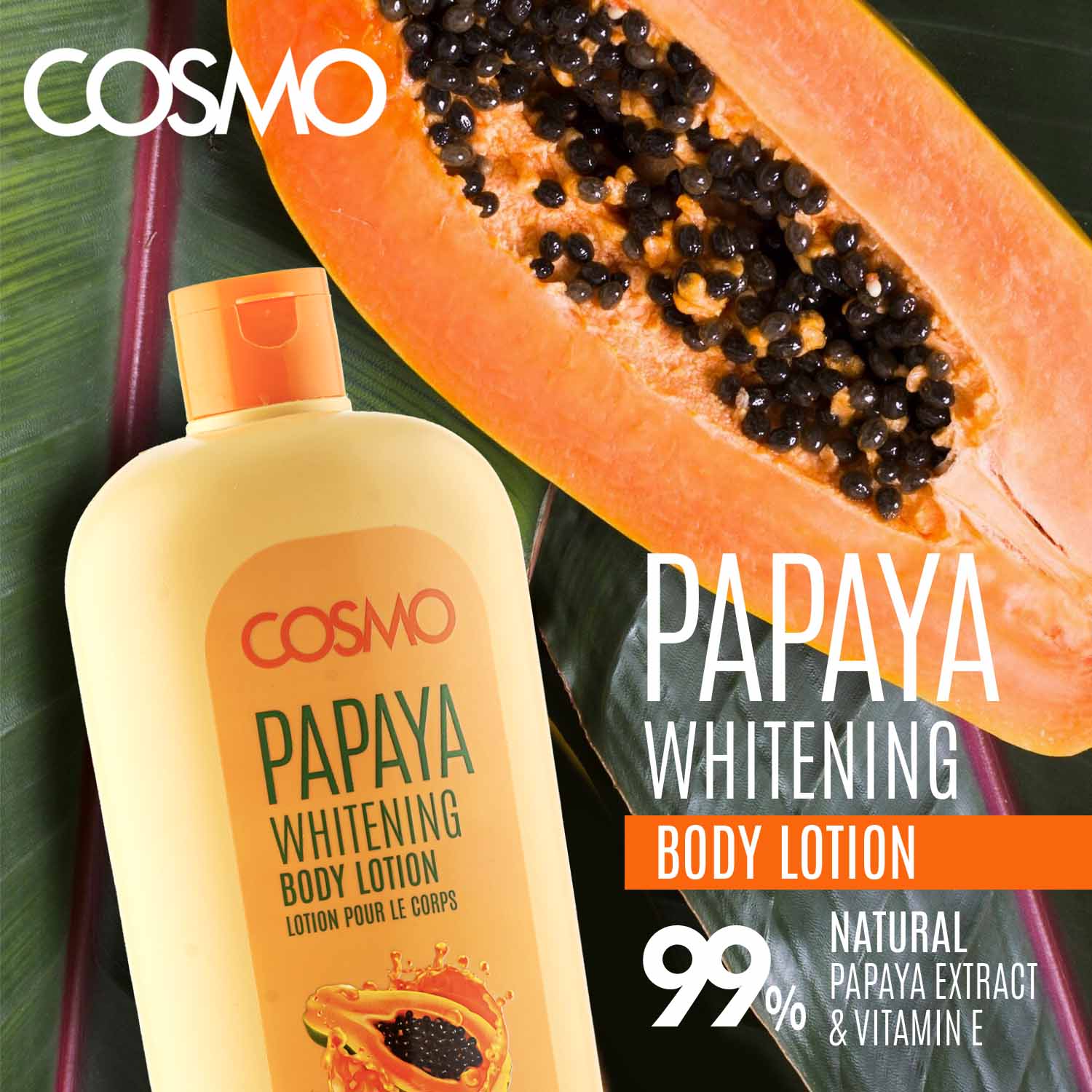 Papaya Body Lotion 99% Natural 750ML